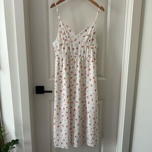 H&M Divided Floral Crepe Dress